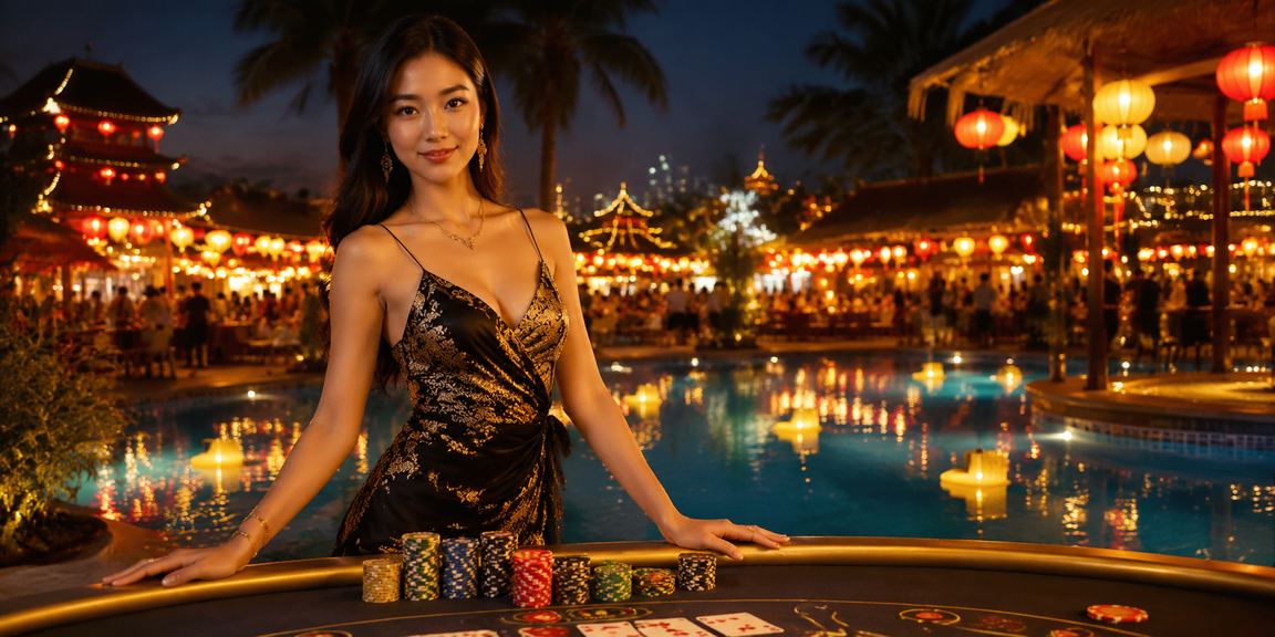 Không khí chơi bài sôi động tại chợ đêm Hà Nội với do7 trên màn hình