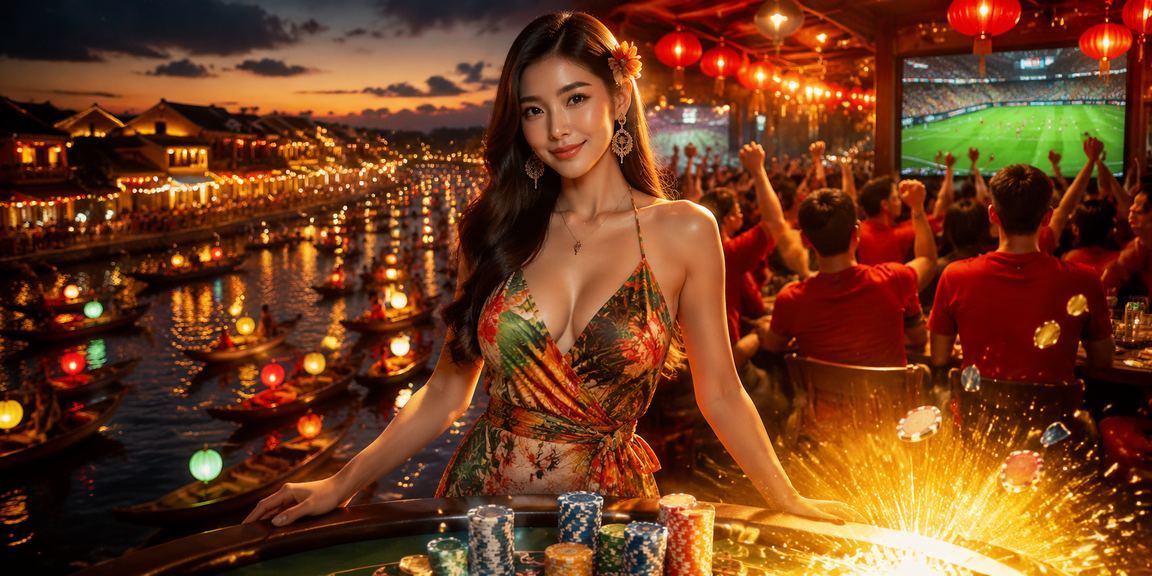 Không khí lễ hội Tết tại Hội An kết hợp giải trí casino một cách vui tươi và lành mạnh